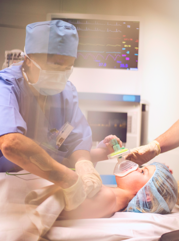 child surgery room anesthesia